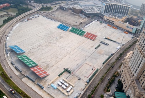 Construction of Macau Outdoor Performance Area